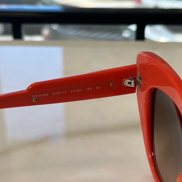 Stella McCartney Orange Cat Eye Sunglasses - Picture 4 of 6
